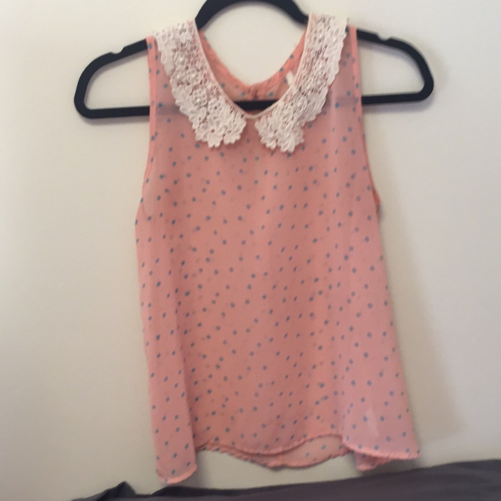 Pink Tank Too Blouse